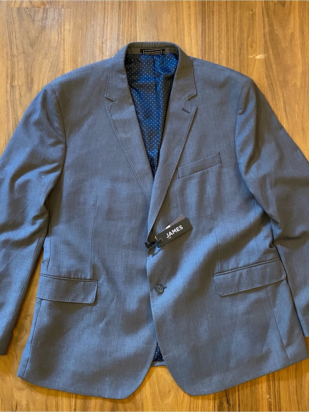 JAMES by ICO Grey Blazer Sport Coat 48R NWT
